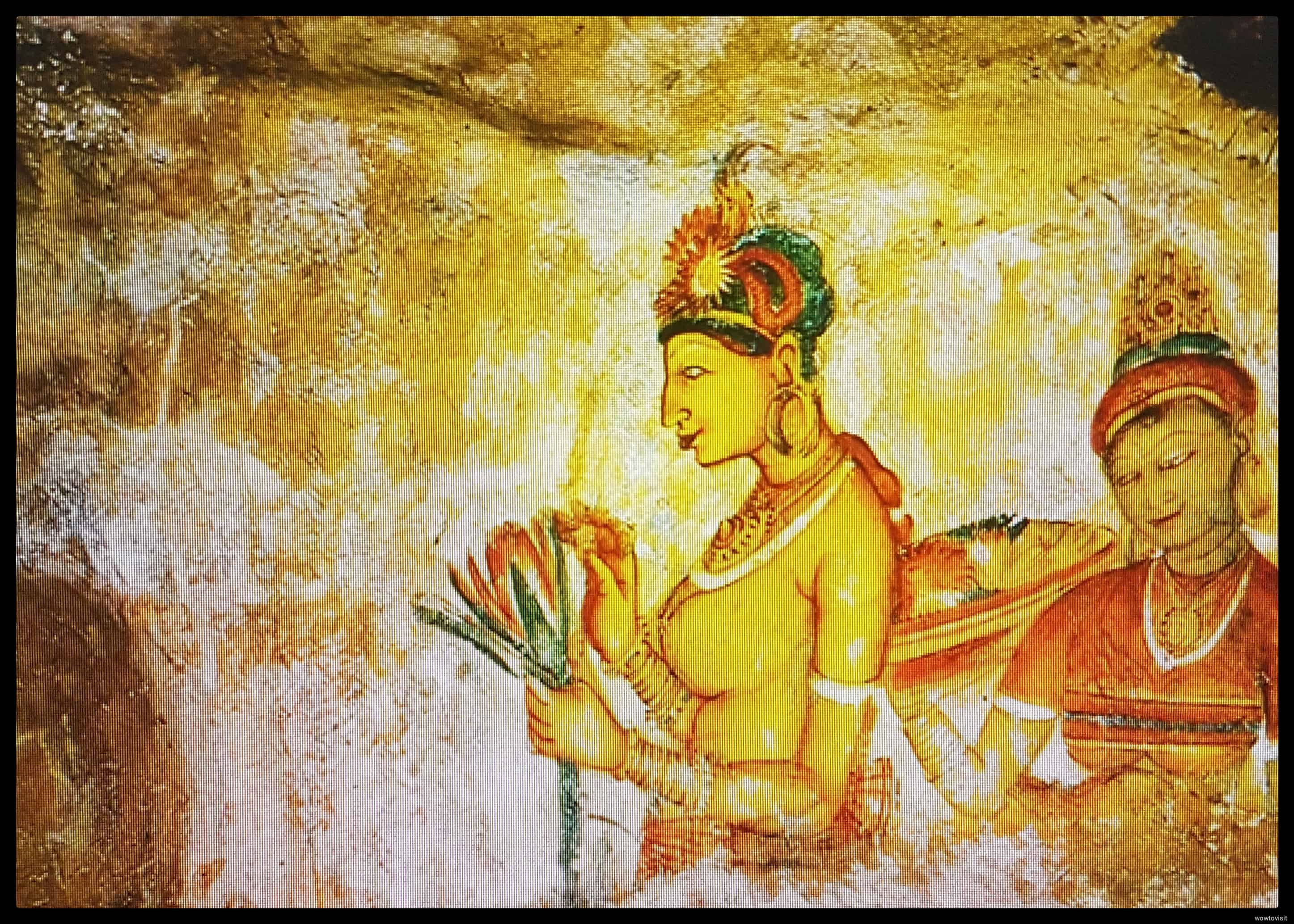 Sigiriya Sri Lanka Frescoes Welcome