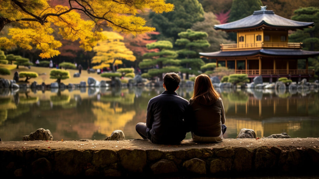 At the enchanting Kinkaku ji Temple in Kyoto Japan a cd7a48a1 516c 4d1d 83ec 7eabd0804f8a