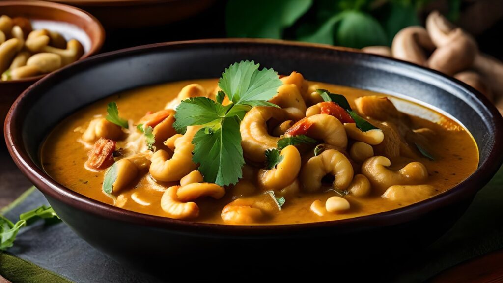 cashew nut curry _popluar dishes in sri lanka